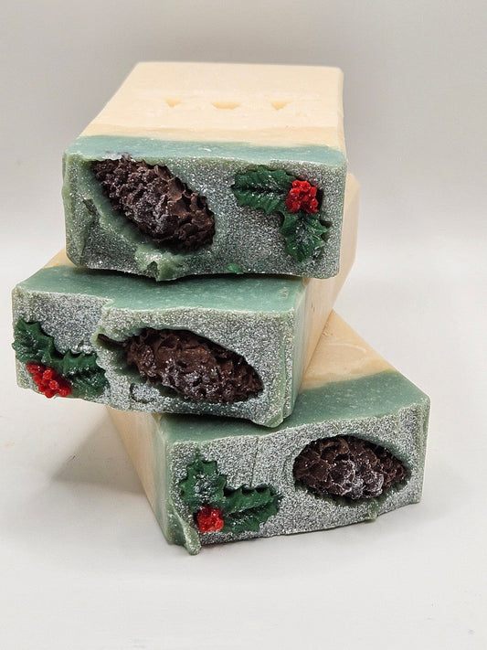 Frosted Pinecones Artisan Soap - Renee Lane Company
