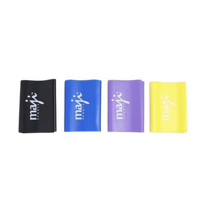 Full Body Exercise & Stretch Bands - Variable Resistance 4 Pack - Renee Lane Company