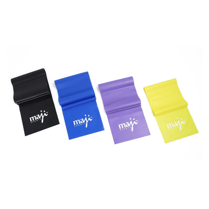 Full Body Exercise & Stretch Bands - Variable Resistance 4 Pack - Renee Lane Company