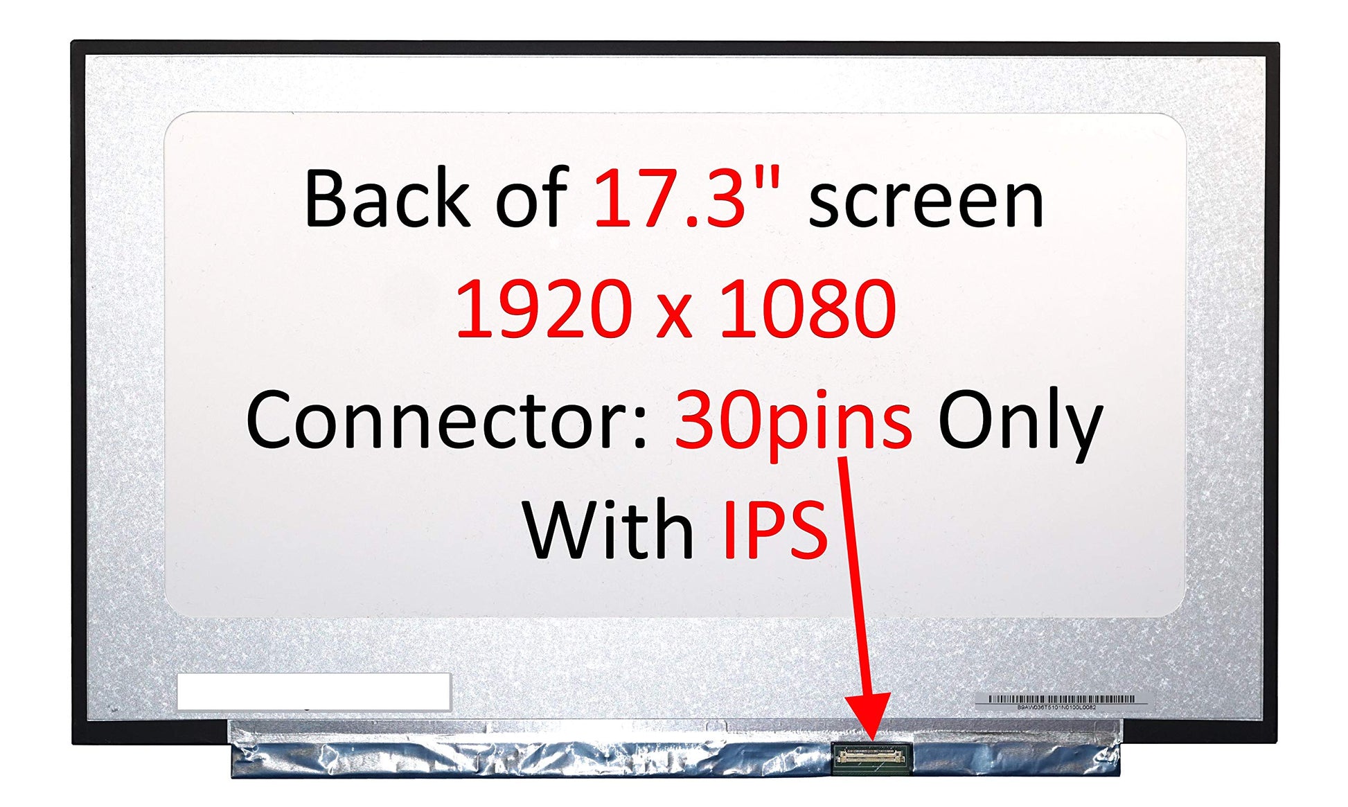 Fullcom New 17.3 inches for Screen Compatible with N173HCE-E3A 1920X1080 Matte IPS (Narrow Bazel) Replacement Laptop LED LCD - Renee Lane Company