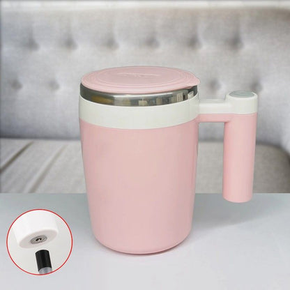 Fully Automatic Stirring Cup 380ml; Portable Rechargeable Coffee Milk Mixed Magnetic Water Cup; Small Kitchen Appliances - Renee Lane Company