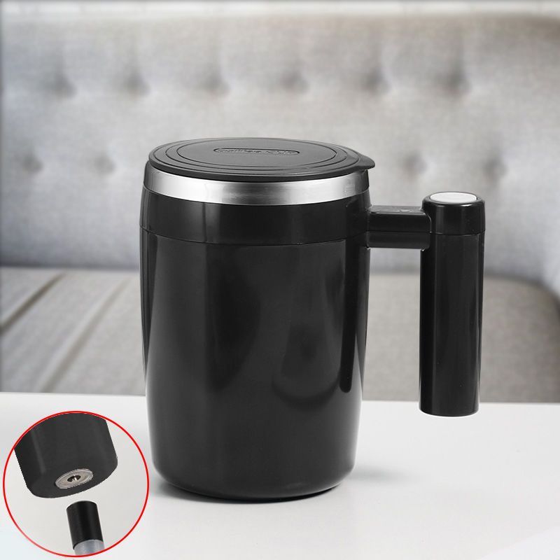 Fully Automatic Stirring Cup 380ml; Portable Rechargeable Coffee Milk Mixed Magnetic Water Cup; Small Kitchen Appliances - Renee Lane Company