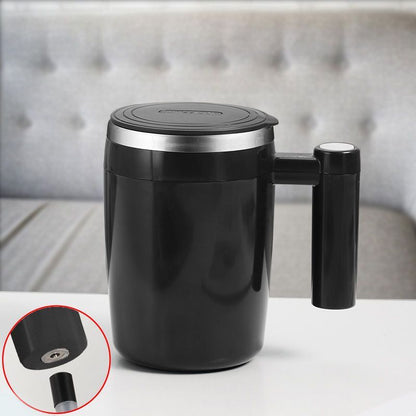 Fully Automatic Stirring Cup 380ml; Portable Rechargeable Coffee Milk Mixed Magnetic Water Cup; Small Kitchen Appliances - Renee Lane Company