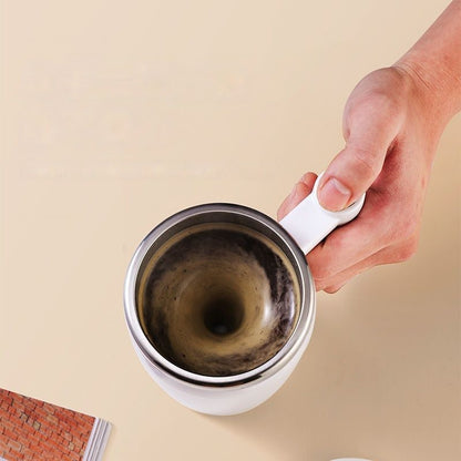 Fully Automatic Stirring Cup 380ml; Portable Rechargeable Coffee Milk Mixed Magnetic Water Cup; Small Kitchen Appliances - Renee Lane Company