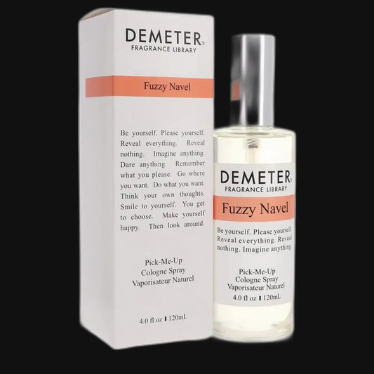 Perfume spray bottle and product box set, Demeter Fragrance Library Fuzzy Navel