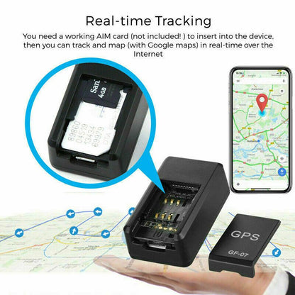 GF07 Mini Magnetic GPS Tracker Real-time Car Truck Vehicle Locator GSM GPRS USA - Renee Lane Company