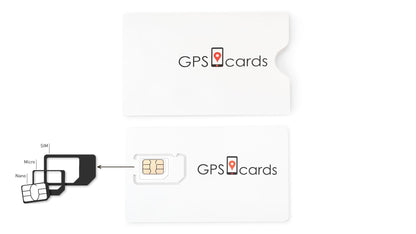 GPS Cards PREPAID Sim for GF07 Mini GPS Tracker/ Hybrid Maps/ Geofences - Renee Lane Company