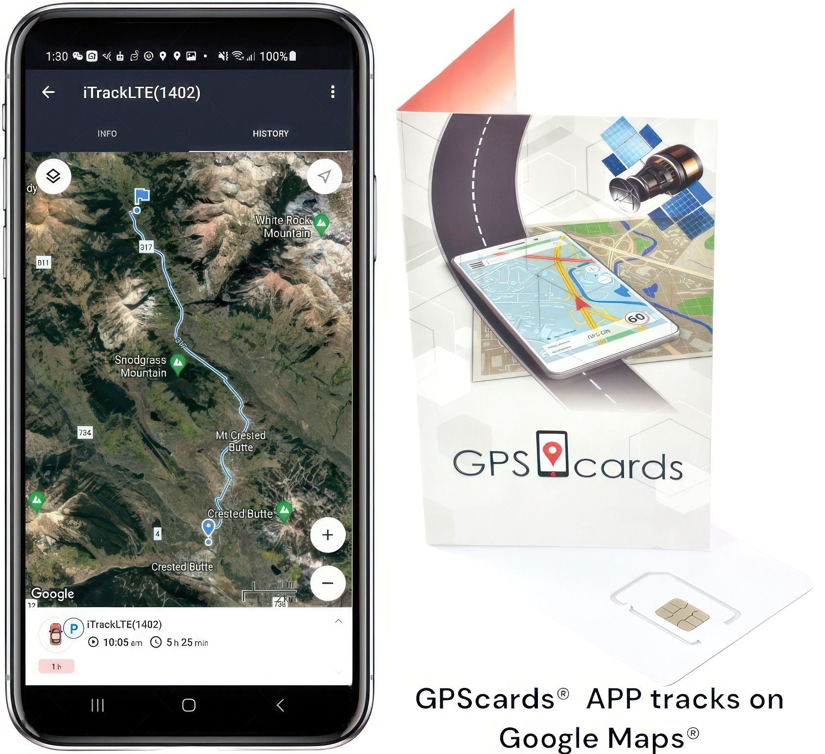 GPS Cards Sim fits with Magnetic GF07 Mini GPS Real Time Car Locator Tracker - Renee Lane Company