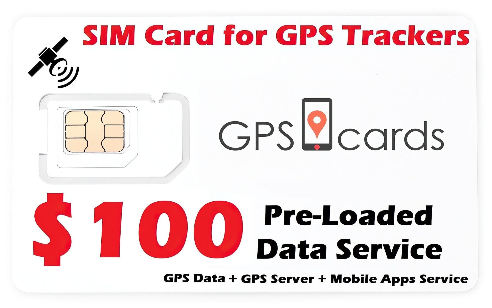 GPS Cards Sim for Mini GF07 GPS Tracker/ Phone Notification/ Speed Detector - Renee Lane Company