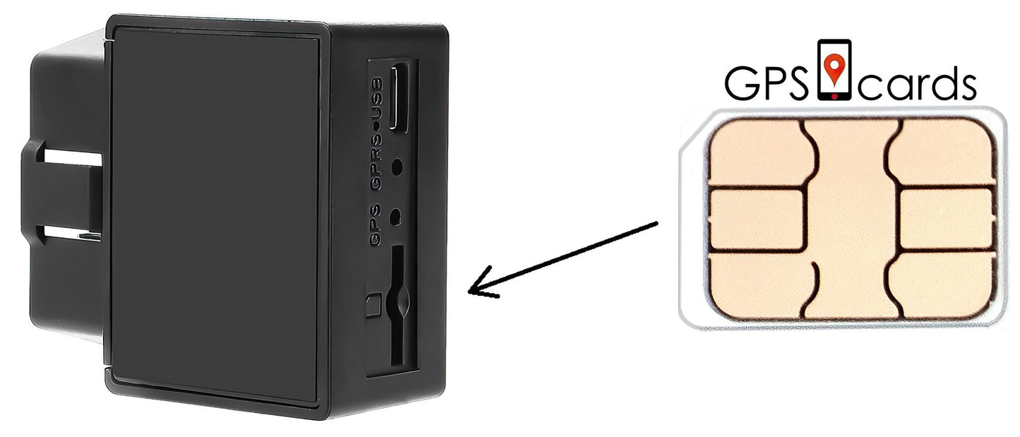 GPS Cards Sim for Mini GF07 GPS Tracker/ Phone Notification/ Speed Detector - Renee Lane Company