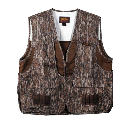 Gamehide Camo Front Loading Upland Dove Hunting Vest With Camo Back (Mossy Oak New Bottomland 4X-Large) - Renee Lane Company
