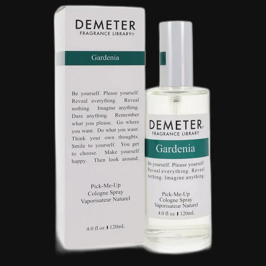 Gardenia by Demeter perfume bottle with Gardenia box, pick-me-up spray