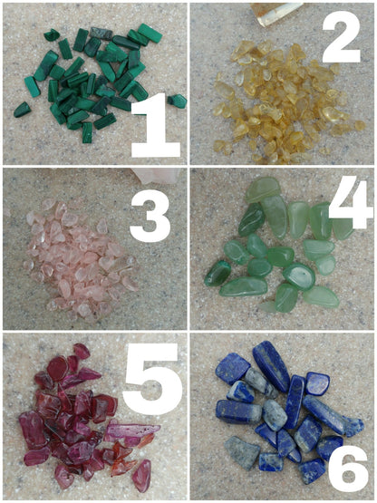 Gemstone roller bottle /Clear /Frosted /Gold lid /Rose Quartz /Green Aventurine /Garnet /Malachite /Citrine /Lapis Lazuli / Crystal roll on - Renee Lane Company