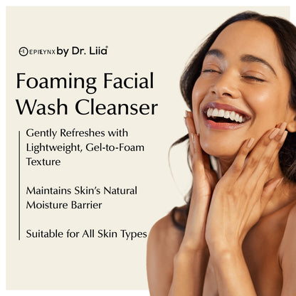 Gentle Foaming Facial Cleanser – Aloe, Apple & Ashwagandha for All Skin Types - Renee Lane Company