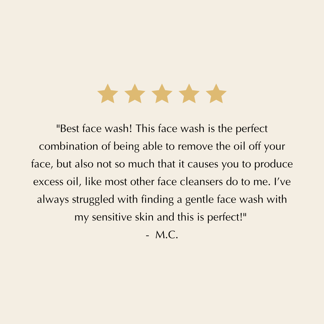 Gentle Foaming Facial Cleanser – Aloe, Apple & Ashwagandha for All Skin Types - Renee Lane Company