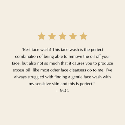 Gentle Foaming Facial Cleanser – Aloe, Apple & Ashwagandha for All Skin Types - Renee Lane Company