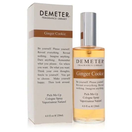 Ginger Cookie cologne spray bottle beside box, vaporisateur naturel, 120 ml