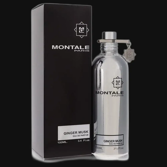 Montale Ginger Musk eau de parfum bottle with cap and matching box, 100 mL