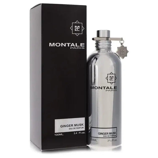 Montale Ginger Musk eau de parfum bottle with hanging tag and box, 100 mL