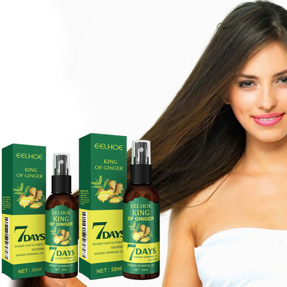 Hair root spray bottle, EELHOE King of Ginger 7 Days, green carton and sprayer