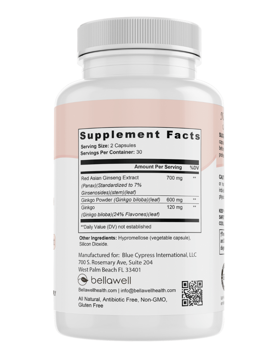 Ginkgo Biloba Formula by Bellawell - Renee Lane Company