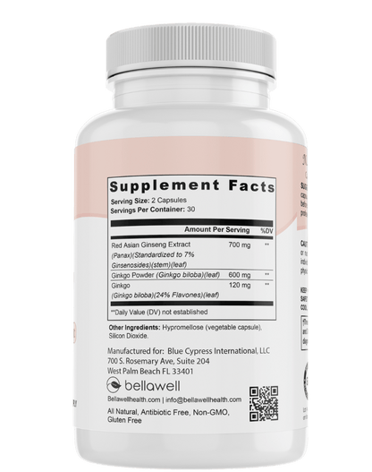 Ginkgo Biloba Formula by Bellawell - Renee Lane Company
