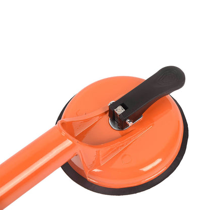 Glass Suction Cup, 2 Pack 4.6in Vacuum Suction Cups Heavy Duty Industrial Tile Suction Cup for Windshield, Tile Granite Lifting, Window Replacement, 220lbs Load Capacity(Orange) - Renee Lane Company