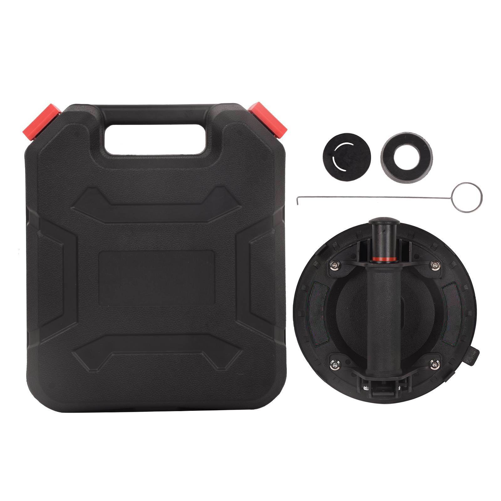 Glass Suction Cup, 8in Vacuum Suction Cups Heavy Duty Industrial Tile Suction Cup for Replace Windshield, Tile Granite Lifting, Window Replacement, 230lbs Load Capacity (Black) - Renee Lane Company