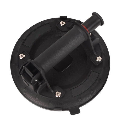 Glass Suction Cup, 8in Vacuum Suction Cups Heavy Duty Industrial Tile Suction Cup for Replace Windshield, Tile Granite Lifting, Window Replacement, 230lbs Load Capacity (Black) - Renee Lane Company