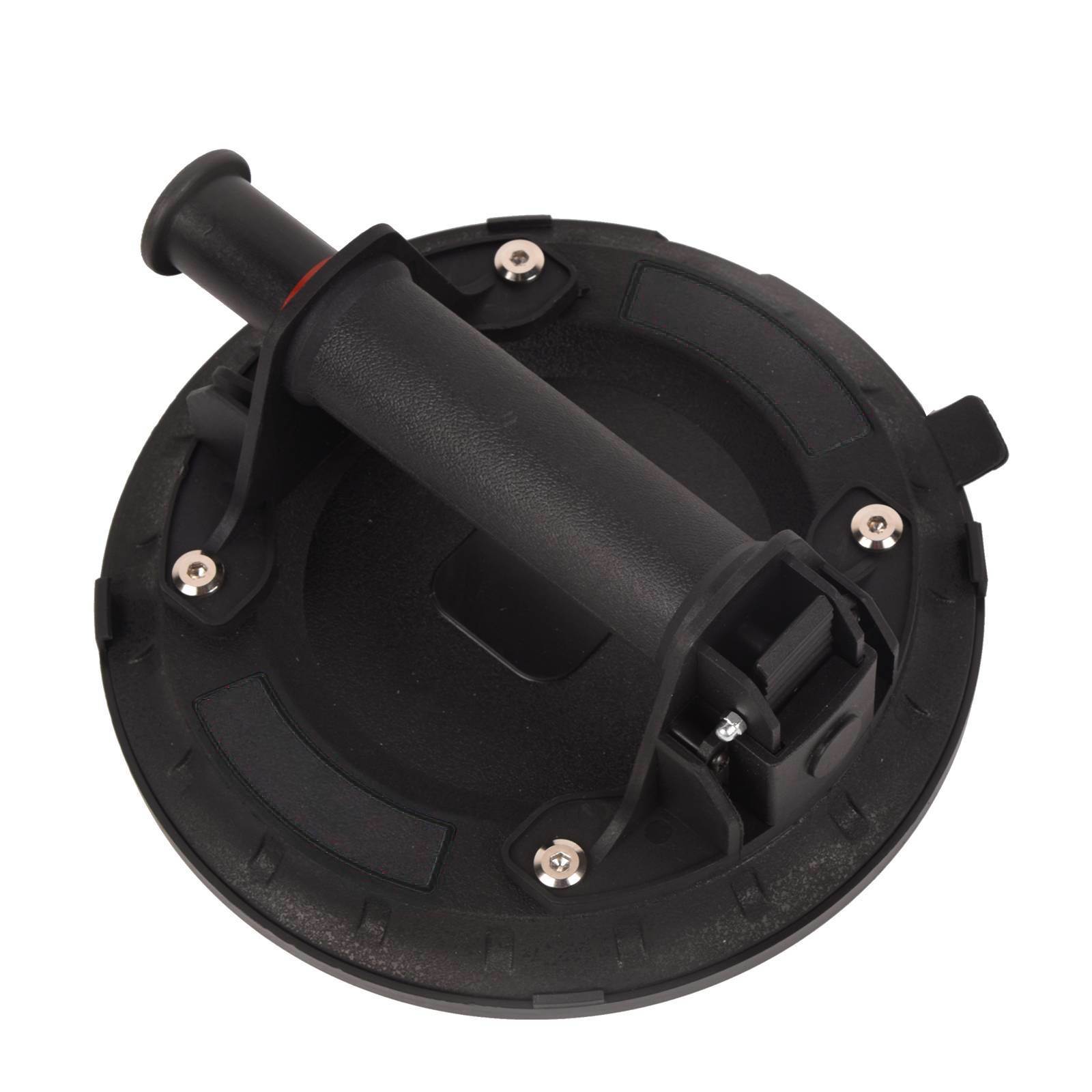 Glass Suction Cup, 8in Vacuum Suction Cups Heavy Duty Industrial Tile Suction Cup for Replace Windshield, Tile Granite Lifting, Window Replacement, 230lbs Load Capacity (Black) - Renee Lane Company