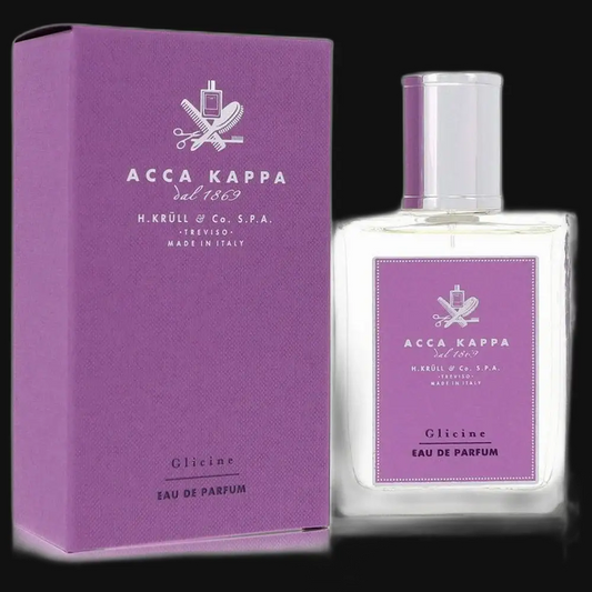 Acca Kappa Glicine eau de parfum bottle with purple box
