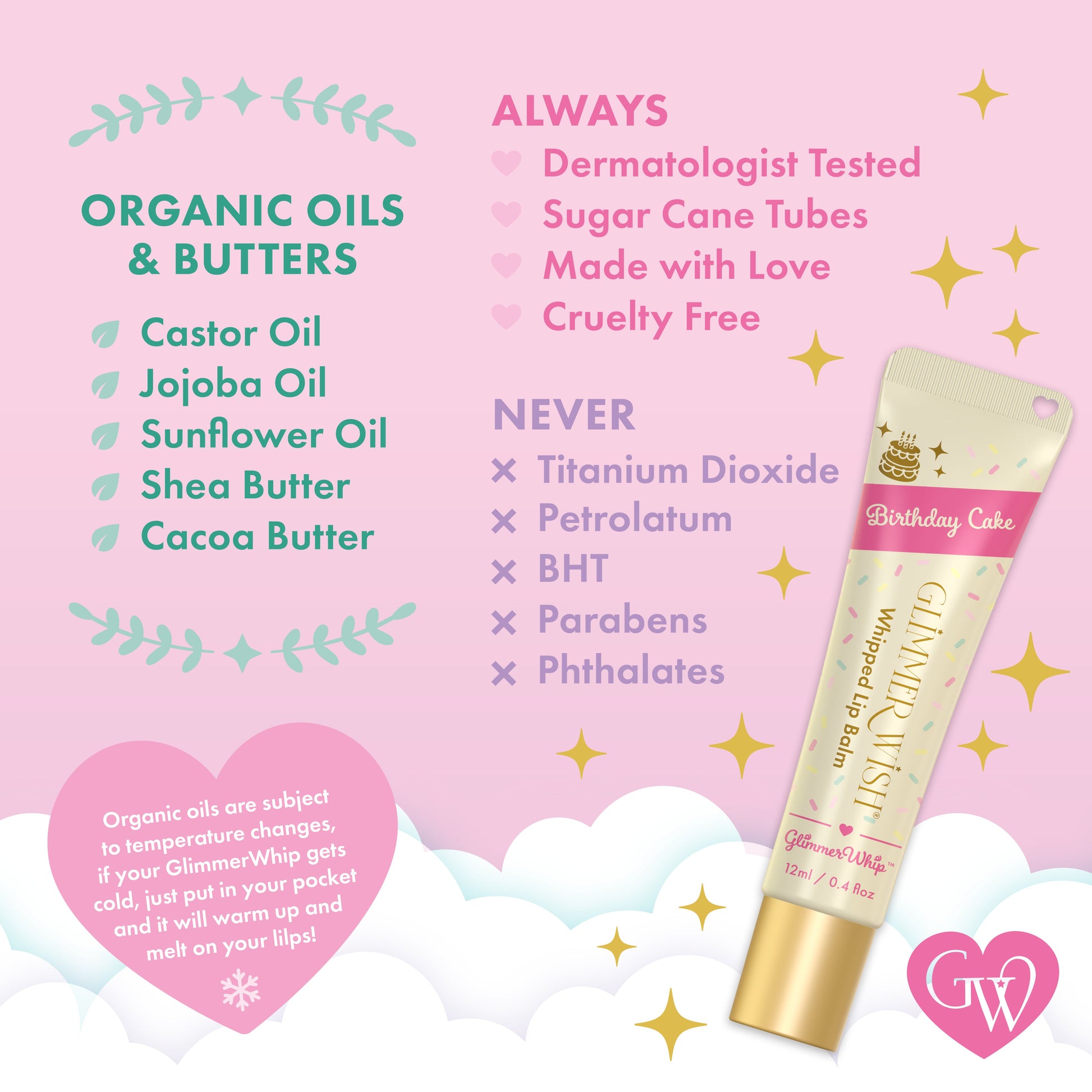 Glimmer Whip - Whipped Lip Balm - Renee Lane Company
