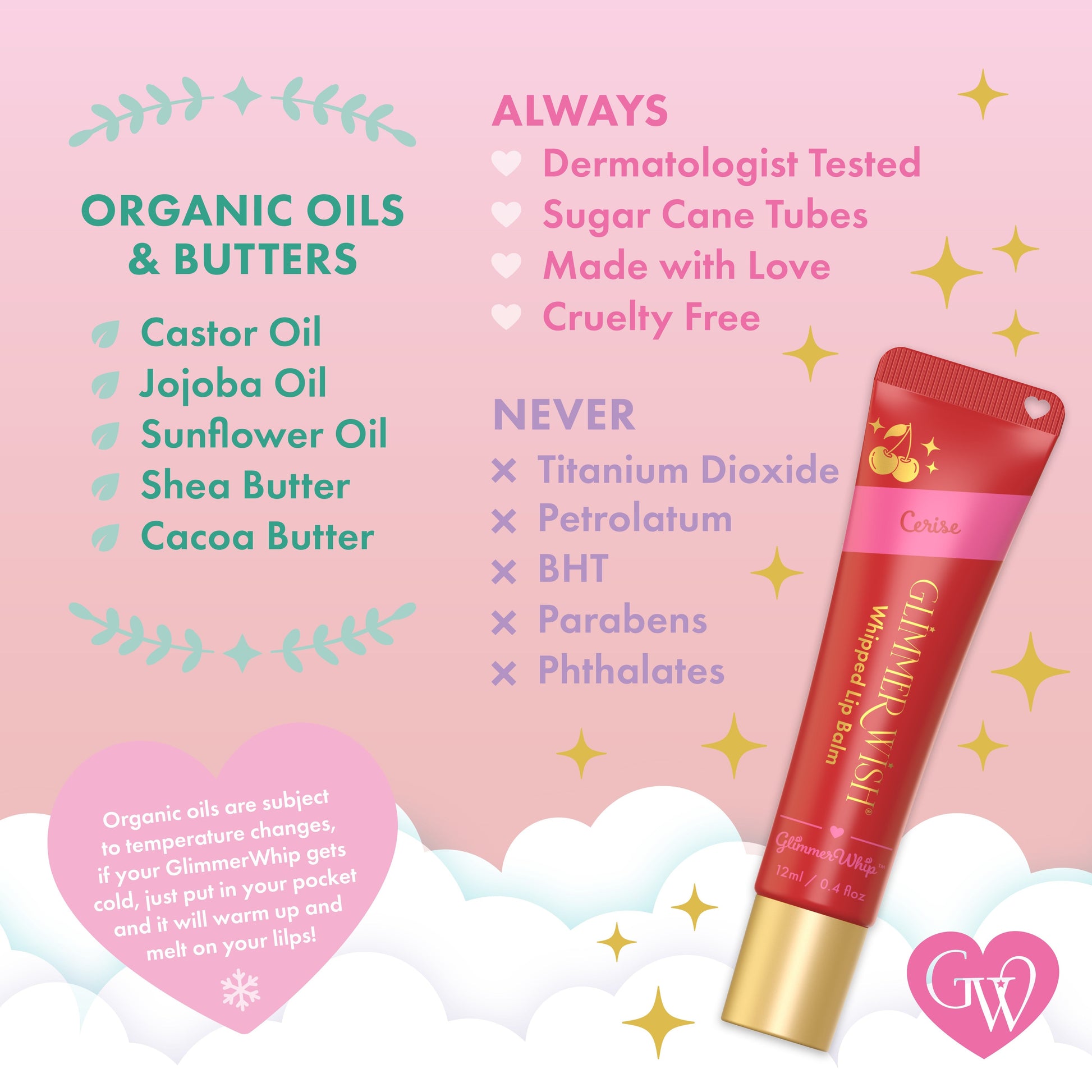 Glimmer Whip - Whipped Lip Balm - Renee Lane Company