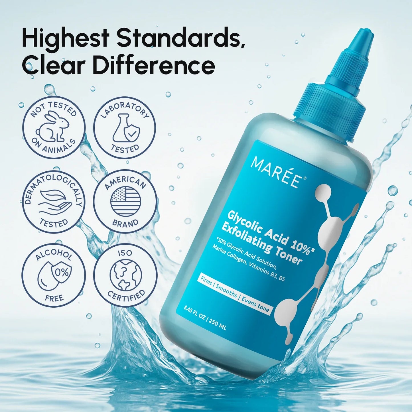 Glow Boost Glycolic Face Toner - Renee Lane Company