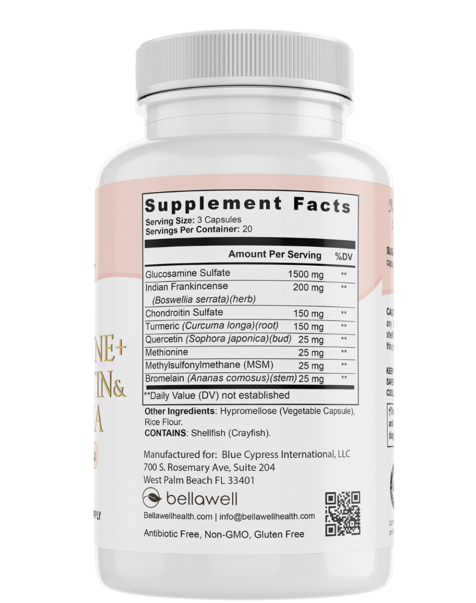 Glucosamine Sulfate - Healthy Joints by Bellawell - Renee Lane Company