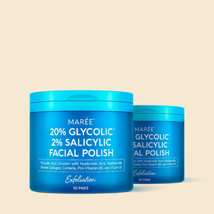 Glycolic & Salicylic Acid Peel Pads - Renee Lane Company
