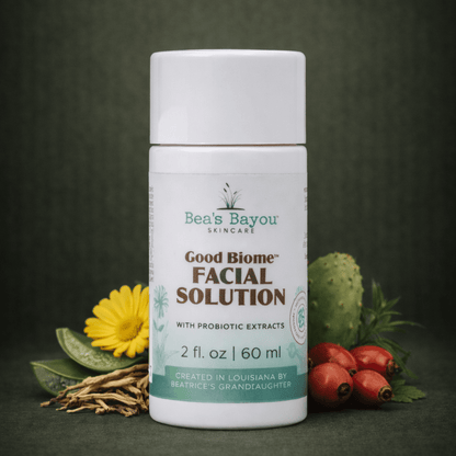 GoodBiome®️ Prebiotic Facial Solution: Liquid AHA + BHA Serum - Renee Lane Company