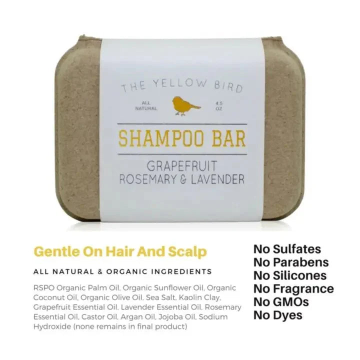 Grapefruit Rosemary Lavender Shampoo Bar - Renee Lane Company