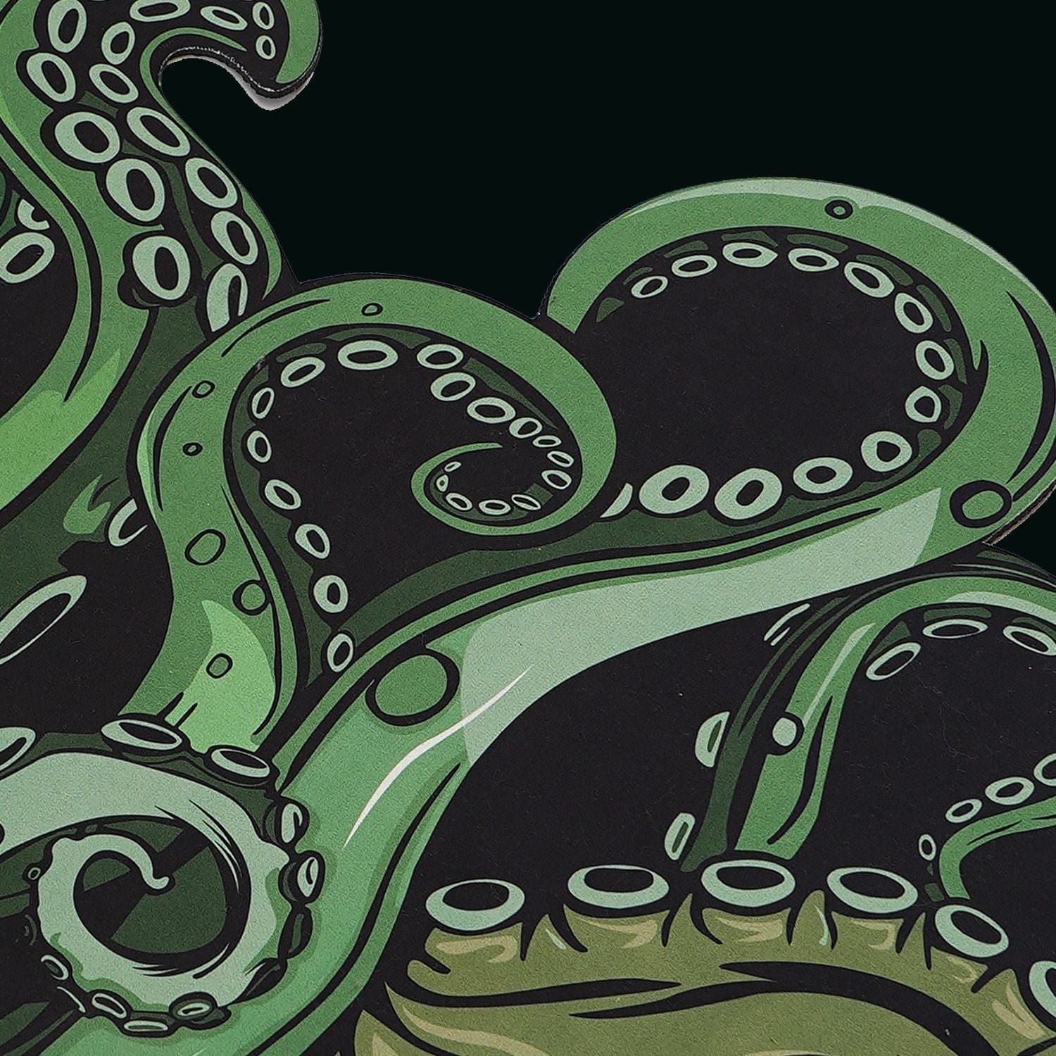 Green And Purple Cthulhu Rugs Water Absorbent Bath Mat Octopus Anime Rug Graphic Gothic Bathroom Rugs Fantasy Decorate, Non Slip Backing, Unique Gift & Decor for Gamers, 27x18 in - Renee Lane Company