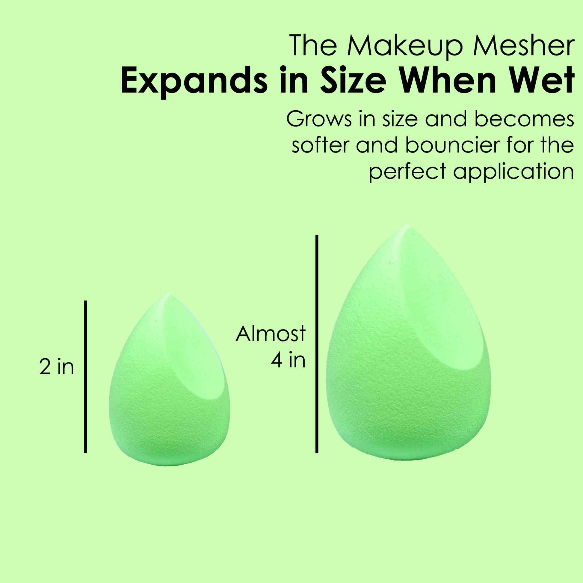 Green Makeup Mesher - Renee Lane Company