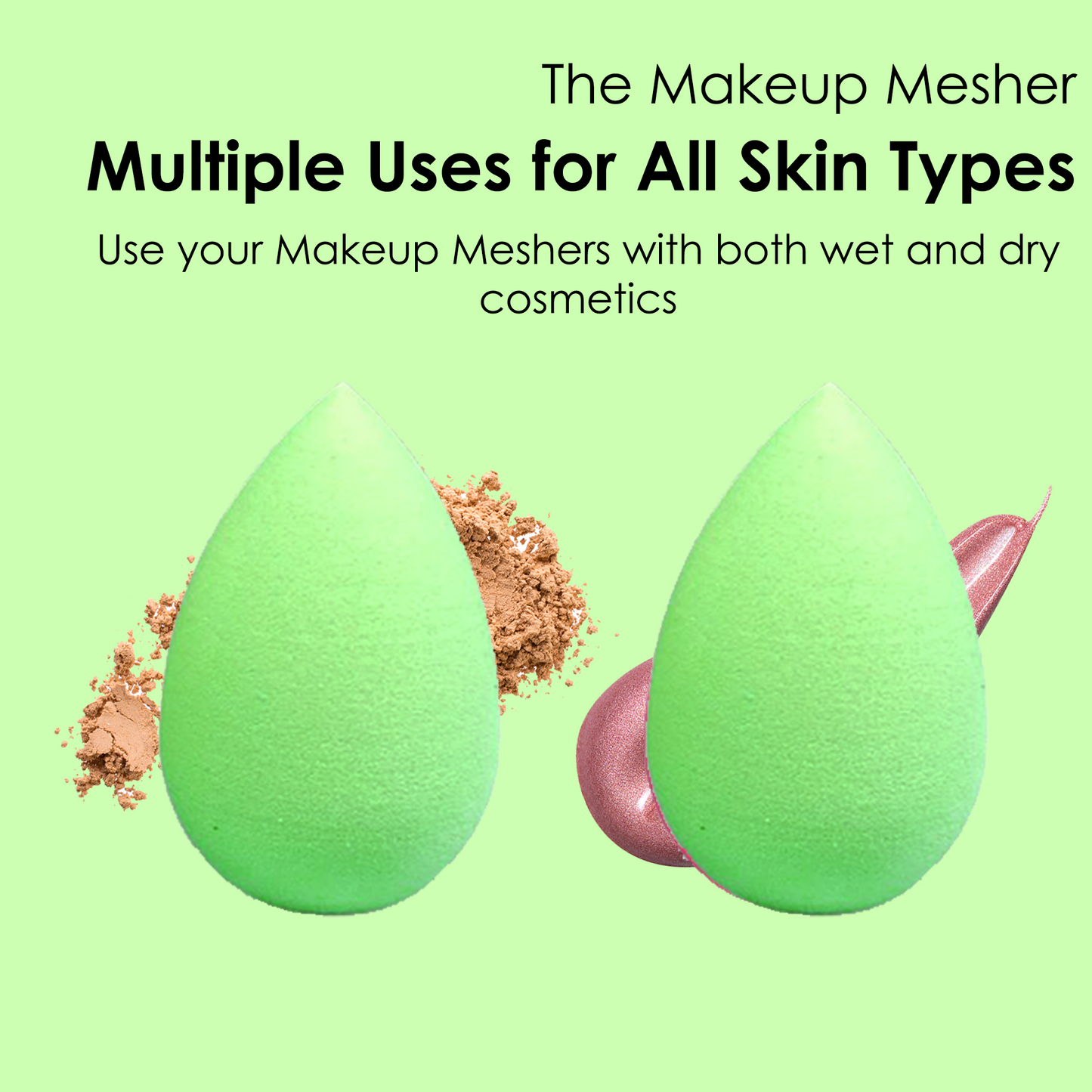 Green Makeup Mesher - Renee Lane Company