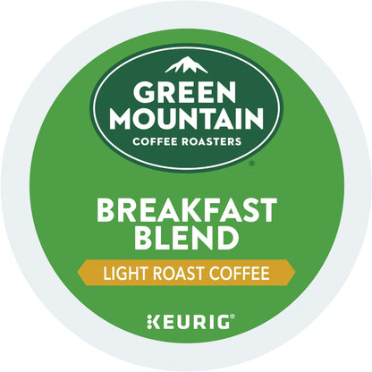 Green Mountain Coffee Breakfast Blend Single Serve K-Cup Pods, Light Roast Coffee, 60 Count - Renee Lane Company