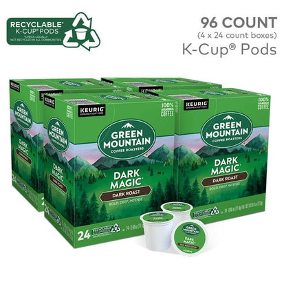 Green Mountain Coffee Dark Magic, Single Serve Keurig K-Cup pods, Dark Roast, 96 Count - Renee Lane Company