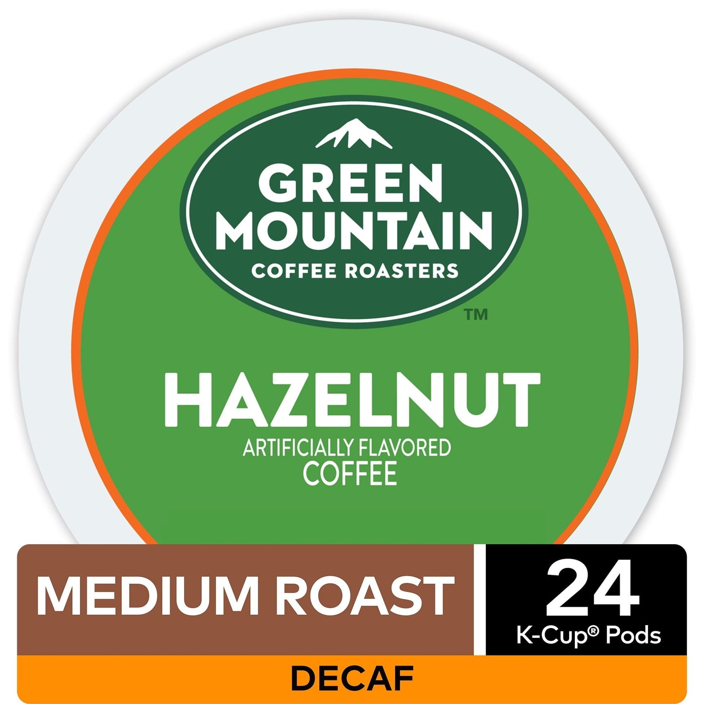 Green Mountain Coffee Roasters, Decaf Hazelnut Light Roast K-Cup Coffee Pods, 24 Count - Renee Lane Company