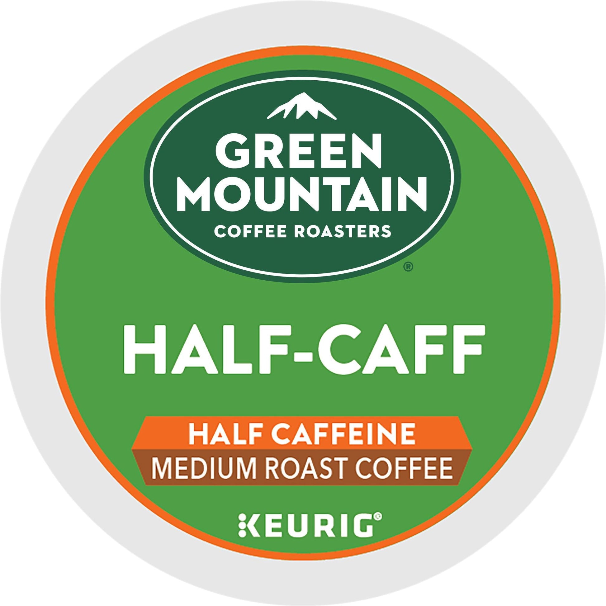 Green Mountain Coffee Roasters Half Caff Coffee, Keurig Single-Serve K-Cup pods, Medium Roast, 24 Count - Renee Lane Company