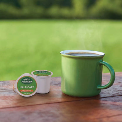 Green Mountain Coffee Roasters Half Caff Coffee, Keurig Single-Serve K-Cup pods, Medium Roast, 24 Count - Renee Lane Company