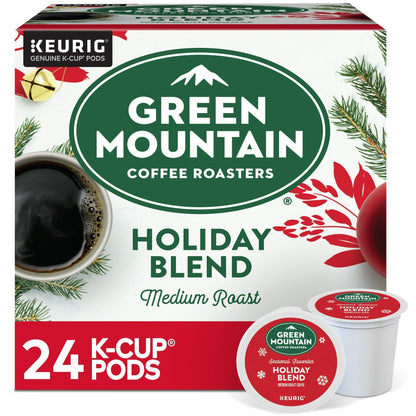 Green Mountain Coffee Roasters Holiday Blend, Keurig Single Serve K-Cup Pods, 24 Count - Renee Lane Company