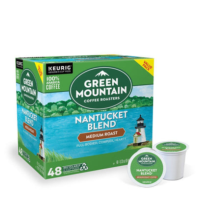 Green Mountain Coffee Roasters Nantucket Blend Keurig Single-Serve K-Cup Pods, Medium Roast Coffee, 48 Count - Renee Lane Company