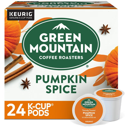Green Mountain Coffee Roasters Pumpkin Spice Coffee, Keurig Single-Serve K-Cup Pods, Light Roast, 24 Count - Renee Lane Company