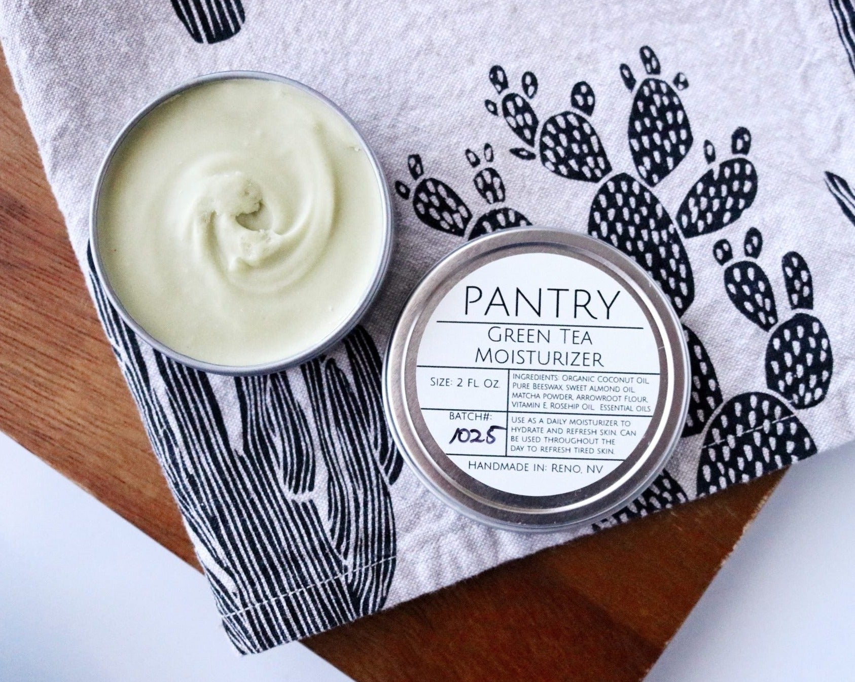 Green Tea Facial Moisturizer | Matcha + Rosehip Skin Balm - Renee Lane Company
